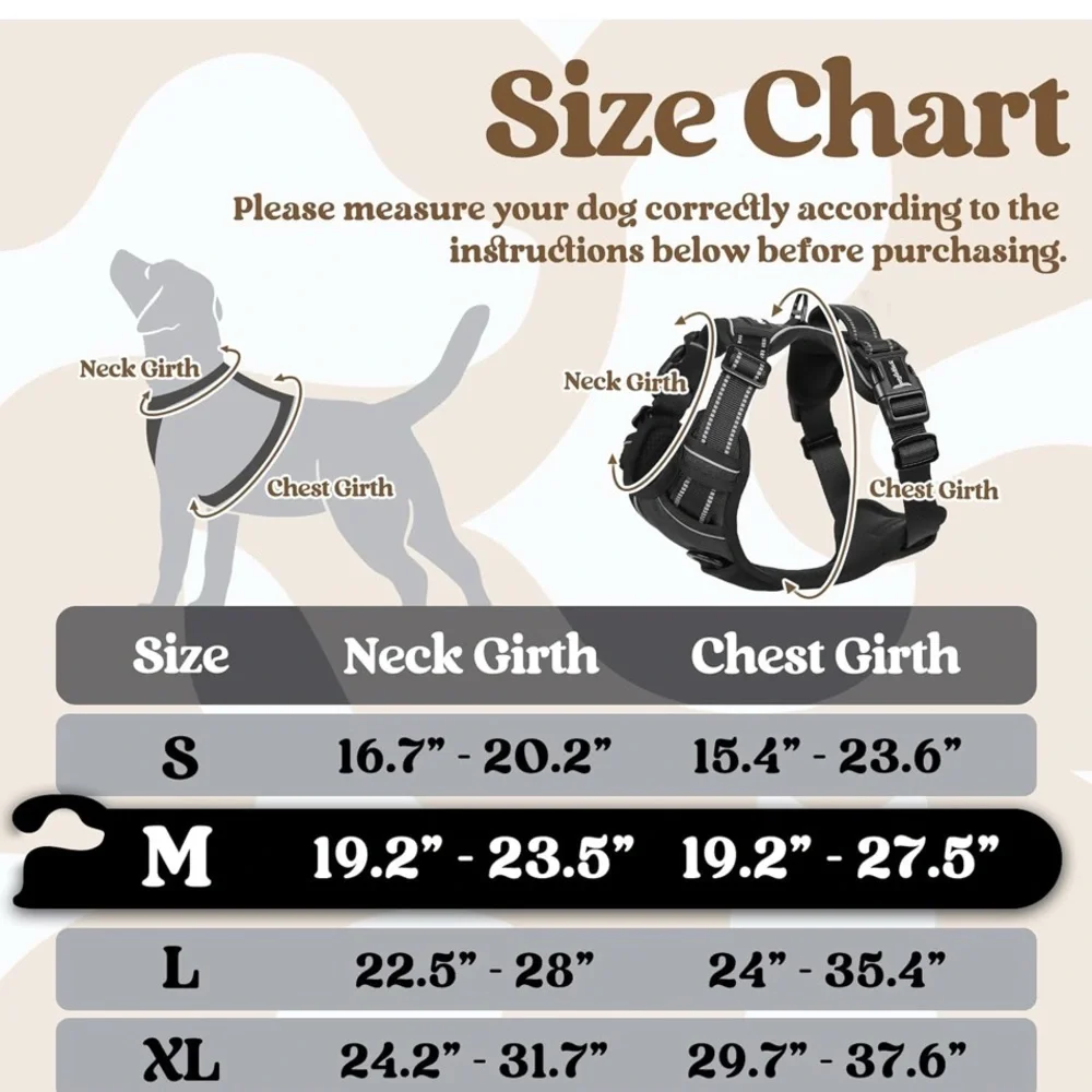 NWT Orange and Black Dog Harness adjustable straps with safely lock Large - Picture 10 of 11